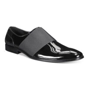 INC International Concepts Men's Kain Patent Loafers - Black, Size 7 NWOB